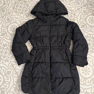 GAP Kids Girl’s Black Cold Weather Max Puffer Jacket. Size M. VEUC.